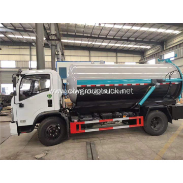 Best price 4x2 sewage suction tanker truck